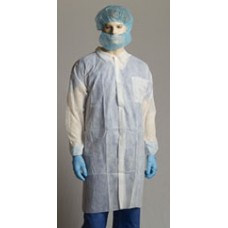 Bastion Med White Polyprop Labcoat 1 Pocket CT 100