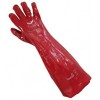 Bastion XL Red PVC Gloves 45cm Cotton Lined CT 72