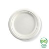 BioCane Round Plant Fibre Plate White 18cm/7in  CT 1000