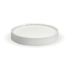 250ml -8oz White Paper BioBowl Lid CT 500