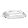 BioCane Square Lid 280-630ml Clear PLA CT 600 