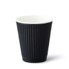 Detpak Refined Ripple Cup Black 12oz/360ml CT 1000