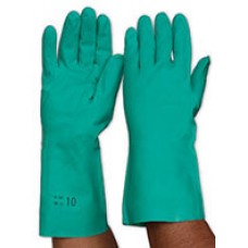 Green Chemical Nitrile XL Gloves 33cm PR