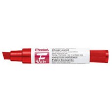 Pentel Jumbo Felt Permanent Marker Red EA