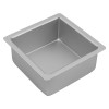 Silver Anodised Square Cake Pan 15x7.5cm EA