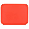 Plastic Tray 275x350mm Polyprop Red EA