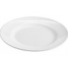 Melamine White Round Plate Raised Rim 230mm EA