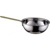 Miniature Wok 110x50mm18/10 w Brass Handle EA