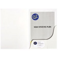 Marbig White Gloss Presentation Folders A4 PK 50