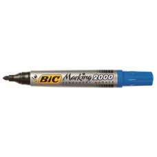 Bic Marking 2000 Perm Marker Bullet Blue PK 12