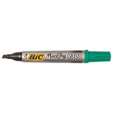 Bic Marking 2300 Perm Marker Chisel Green PK 12