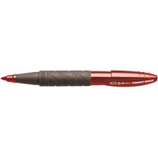 Bic Mark It Pocket Perm Marker Bullet Red PK 12