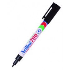 Artline 700 Permanent Marker 0.7mm Black PK 12