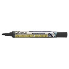 Pentel Maxiflo Action Pump Black Bullet Perm (PK 12)