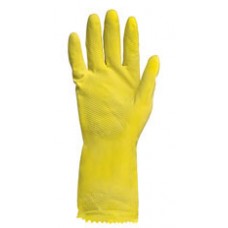 Thrifty Yellow Flock Lined Glove Sm Rubber PR