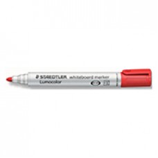 Steadtler Whiteboard Bullet Red Marker (PK 10)