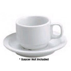 Vitroceram Espresso Cup 90ml White Stackable PK 12